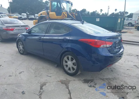 2013 Hyundai Elantra Limited from USA, damaged, VIN KMHDH4AE0DU714619